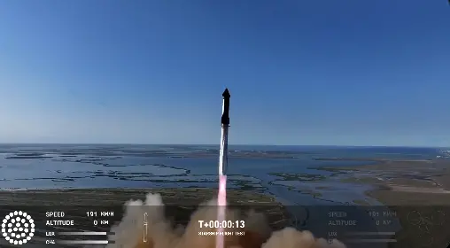 SpaceX星舰第六次试飞 未尝试”筷子回收” 飞船成功溅落印度洋-滴滴资源网