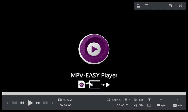 MPV-EASY Player(多媒体播放器) v0.39.0.1 中文绿色版-滴滴资源网