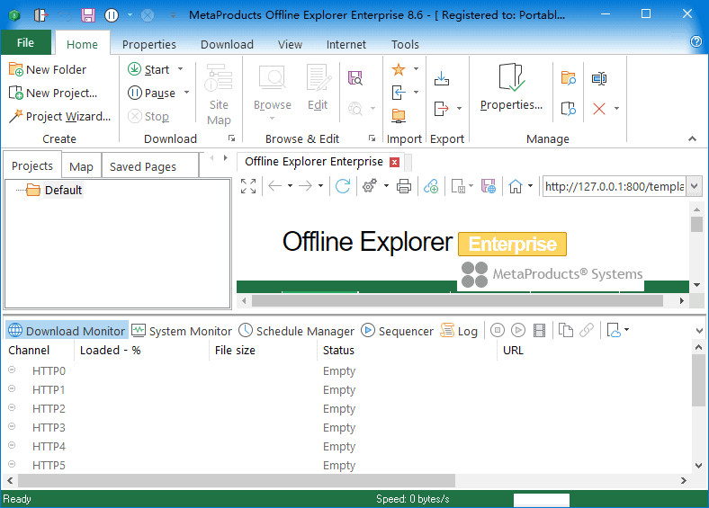 Offline Explorer(离线浏览工具) Enterprise v8.6.0.4984 便携版-滴滴资源网