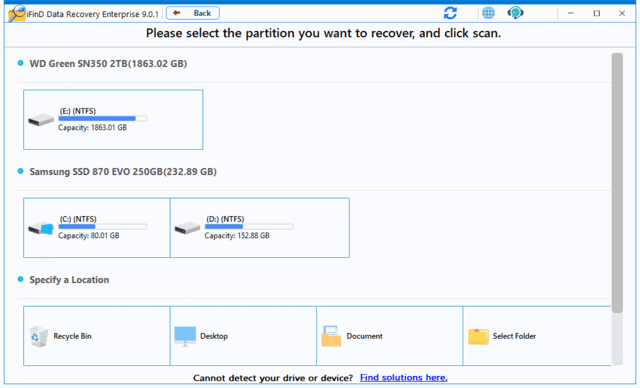 iFind Data Recovery(数据恢复软件) v9.7.6.0 便携版-滴滴资源网